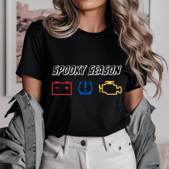 Tops - Spooky Season Funny Halloween Shirt, Halloween Meme T-Shirt, Funny Gift Shirt